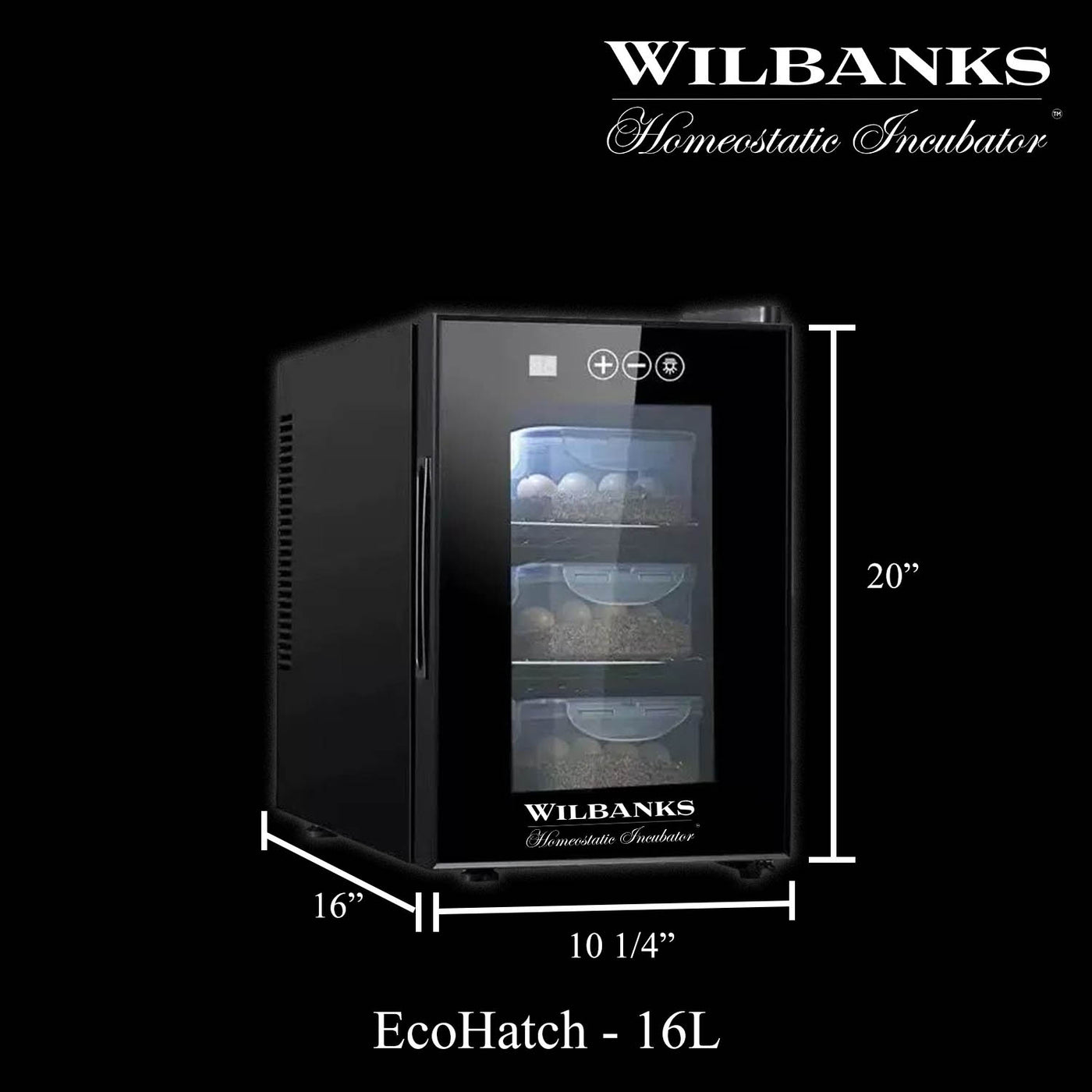 Wilbanks Incubator™ EcoHatch 16L - Hobbyist Gecko/Dragon