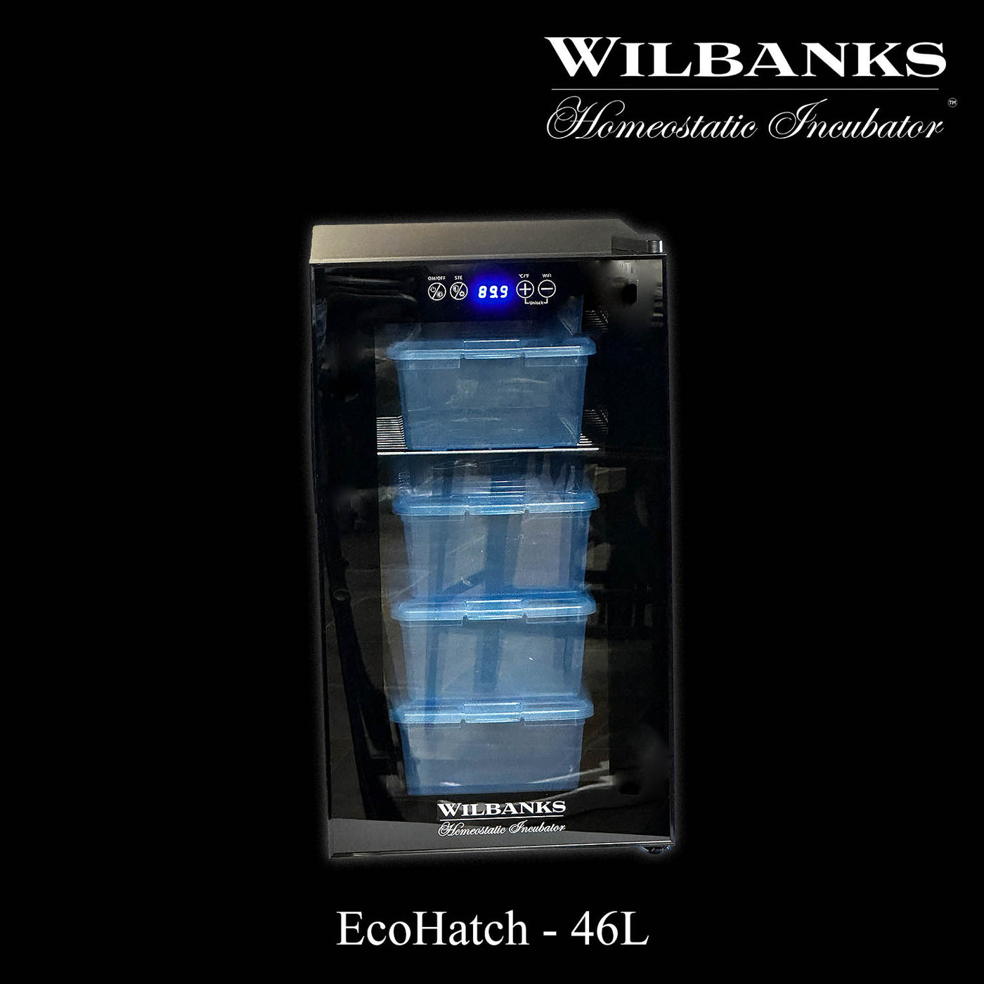 Wilbanks Incubator™ EcoHatch 46L - (Holds 4 Ball Python Clutches)