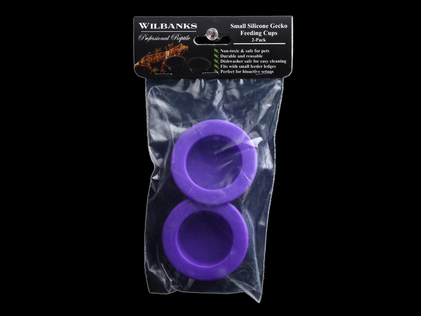 Wilbanks Small Silicone Gecko Feeding Cups - 2 Pack