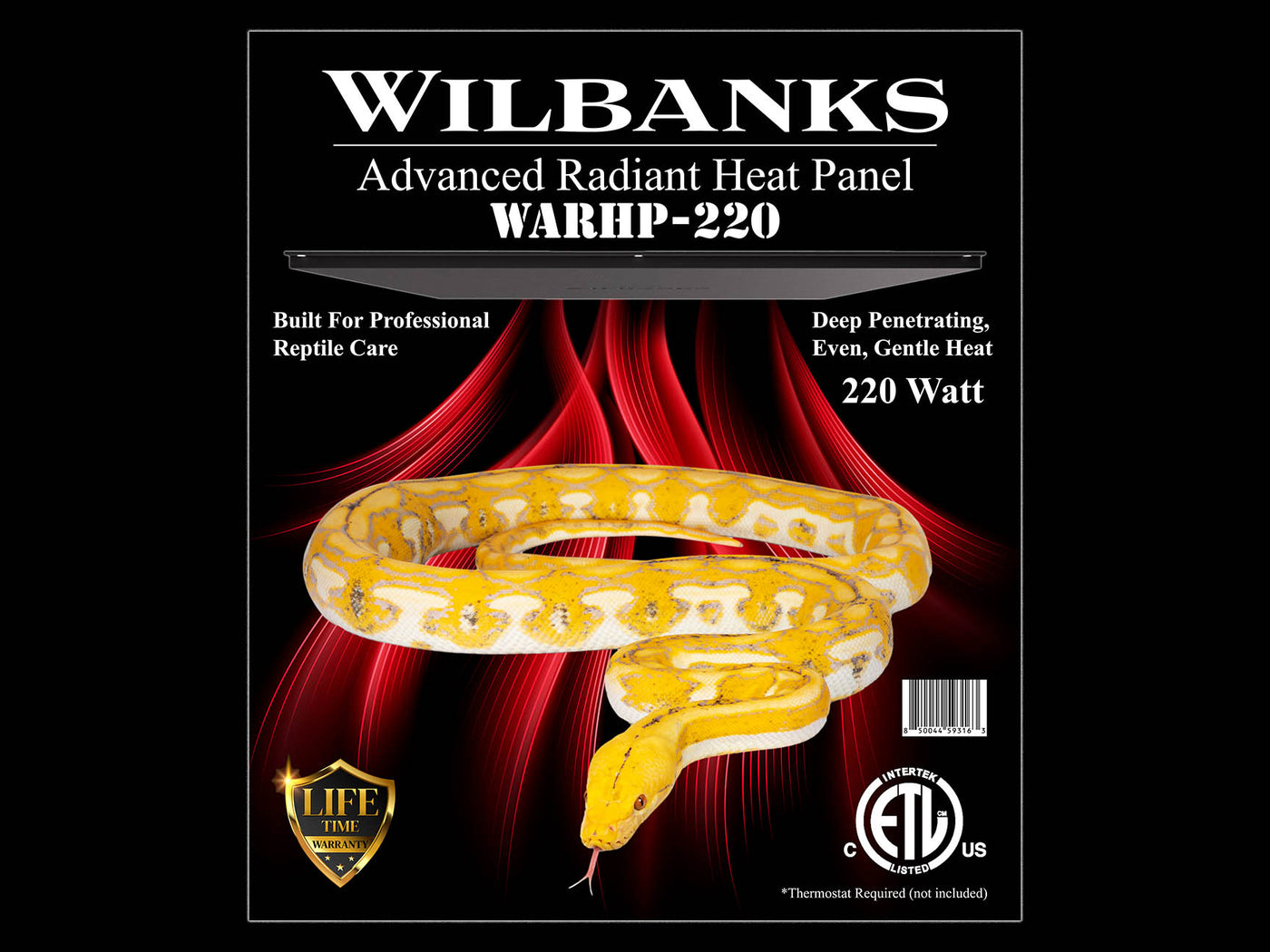 Wilbanks Advanced Radiant Heat Panel – WARHP-220 (220 Watts) ETL Certified