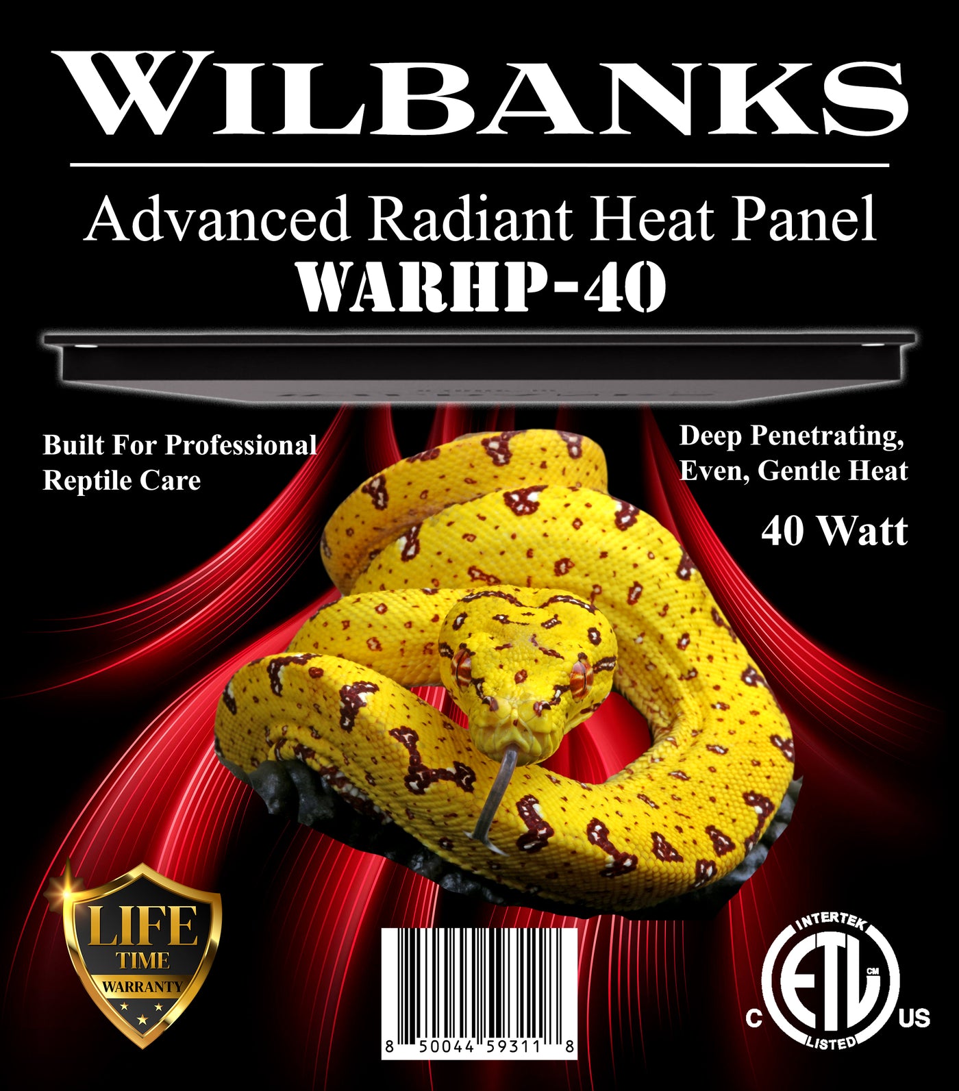 Wilbanks Advanced Radiant Heat Panel – WARHP-40 (40 Watts) ETL Listed