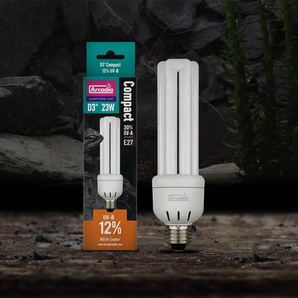 Arcadia Desert Species D3 12% UVB Compact Bulb - 23W